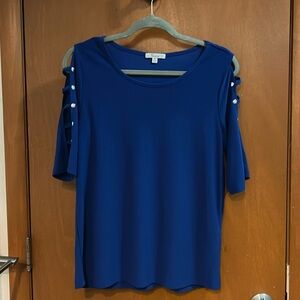 M 89th & Madison Blue Top